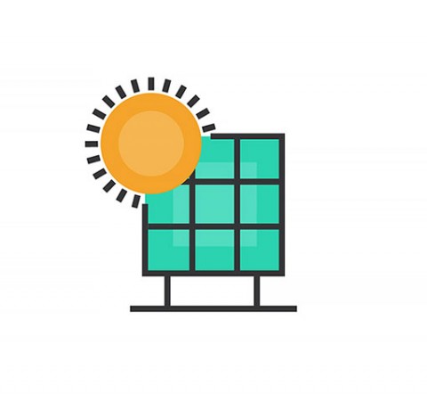 solar panel illustration