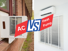 window ac unit vs heat pump mini split