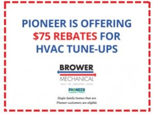 Pioneer energy $75 HVAC tune-up rebate
