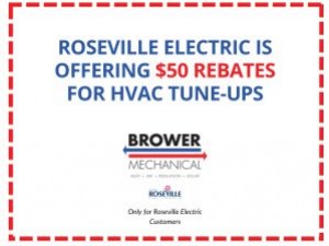 roseville electric $50 hvac tune-up rebate
